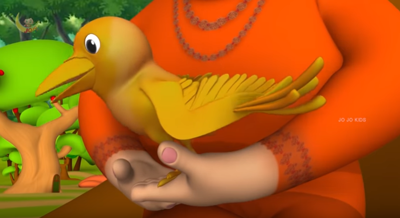 The Golden Crow Story सोने का कौवा हिन्दी कहानी 3D Animated Hindi Moral  Stories for Kids Fairy Tales – kidsjonel